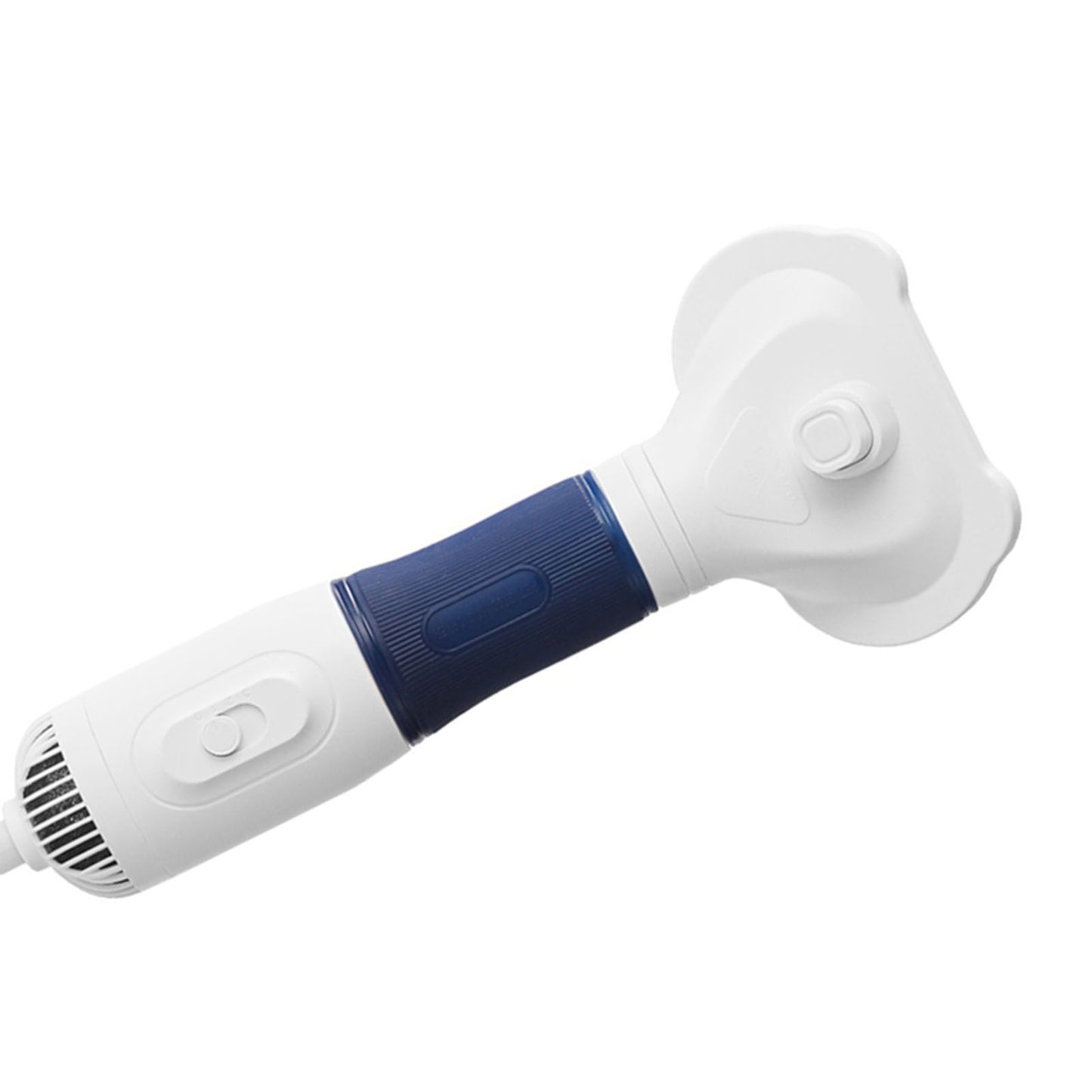 Pet Hair Dryer With Slicker Brush Low Noise 600W 3 Temperature Adjustable 3 In 1 Grooming Dog Blow Dryer For Cats Navy