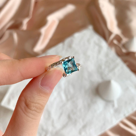 Korean Style 925 Sterling Silver Ring Female Ins Style Niche Design