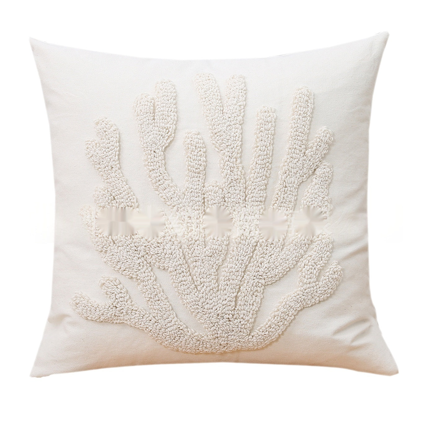 Nautical-style Embroidered Tufted Home Living Room Bedside Pillowcase