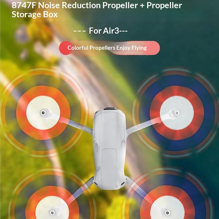 8747F Silent Noise-Reducing Propeller Accessories Compatible With DJI Air 3S3