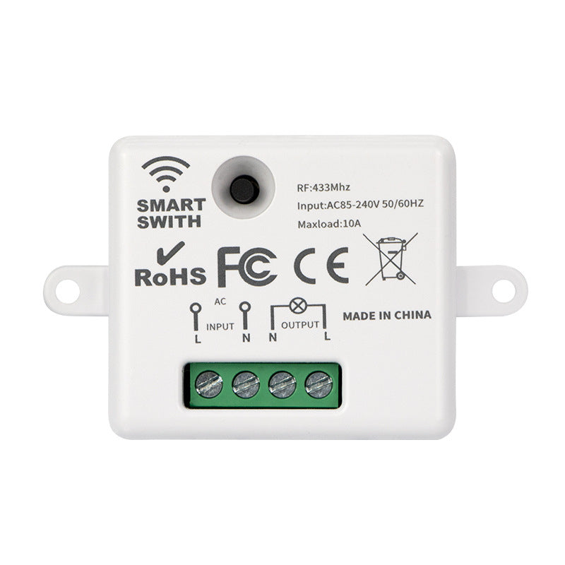 WiFi 433 MHz Mini Smart Switch TUYA Single Live And Neutral Wire
