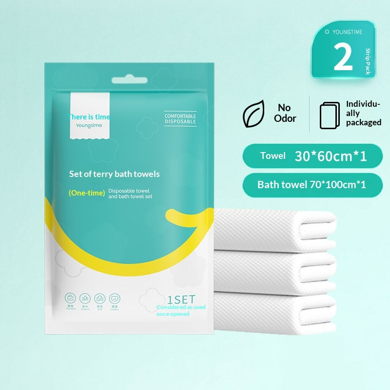Disposable Plus Large Bath Towel Face Towel