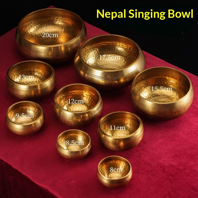 Nepalese Sanskrit Singing Bowl Yoga Meditation Copper Bowl