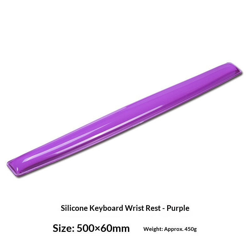 Transparent Silicone Keyboard Wrist Rest, Computer Mouse Pad, Creative And Comfortable Wrist Support