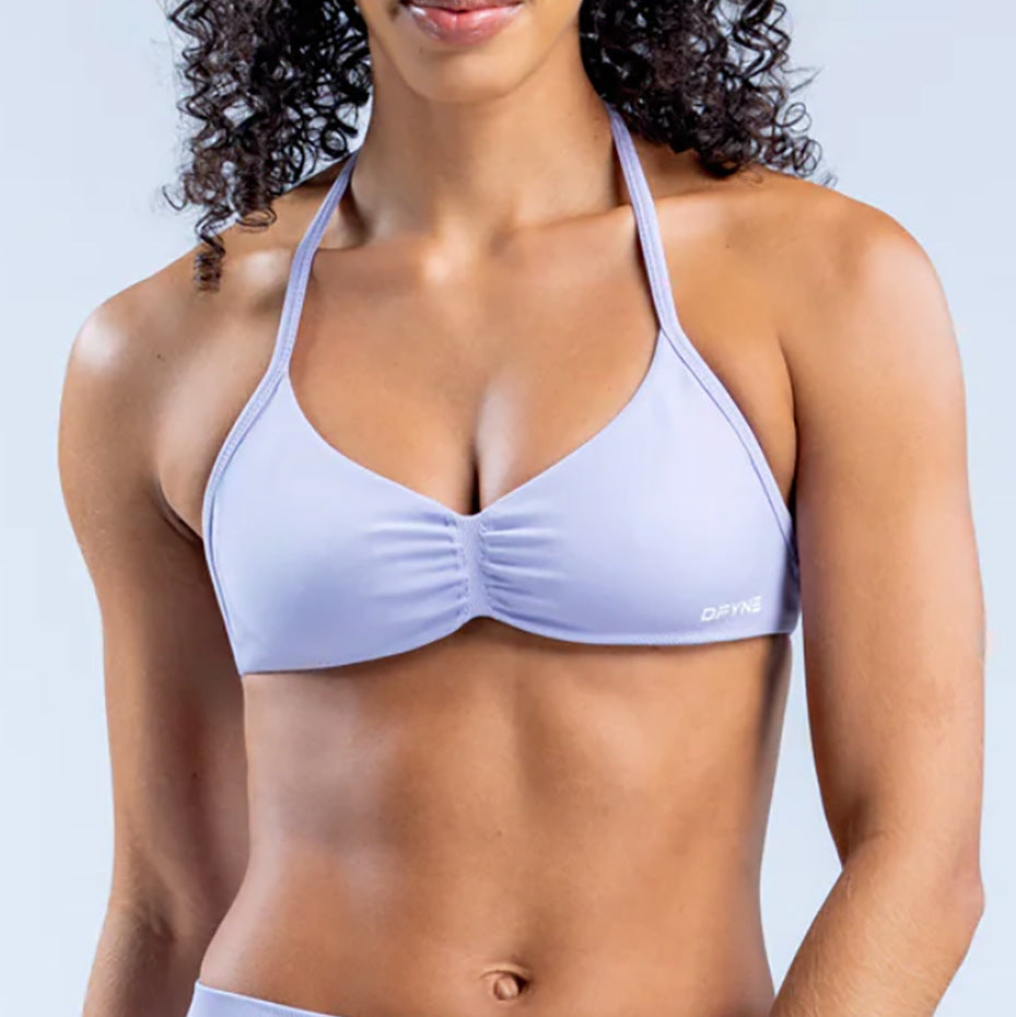 Women's High Elastic Ultra-fine Matte Nylon Halter Beauty Back Exercise Bra