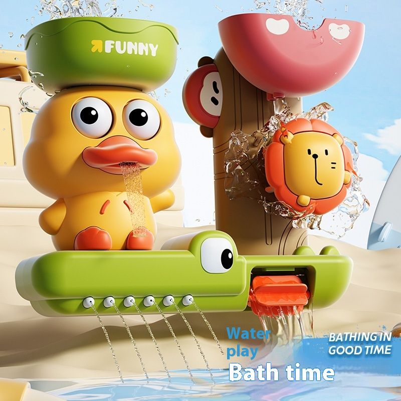 Suction Cup Shower Water Spray Bathroom Bath And Water Toys Suit