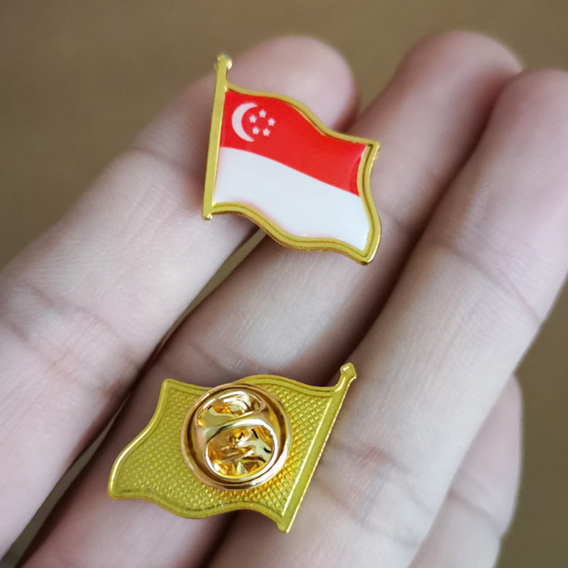 Malaysia Patriotic Clothing Accessories Brooch Israel Badge