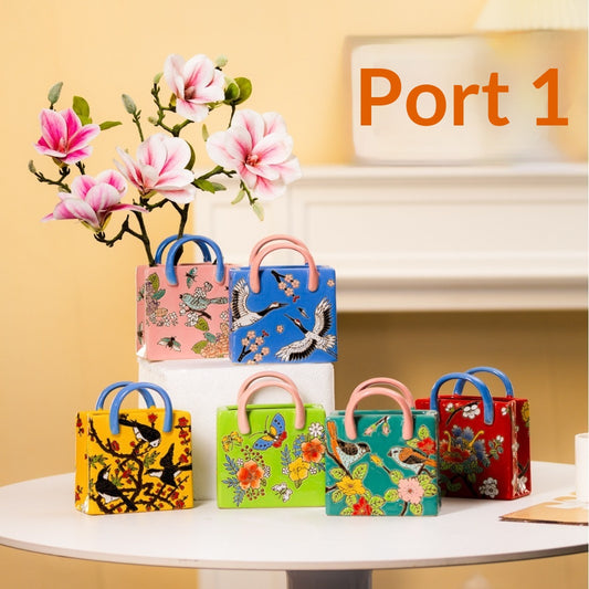 Dried Flower Small Vase Living Room Home Decor Ornament