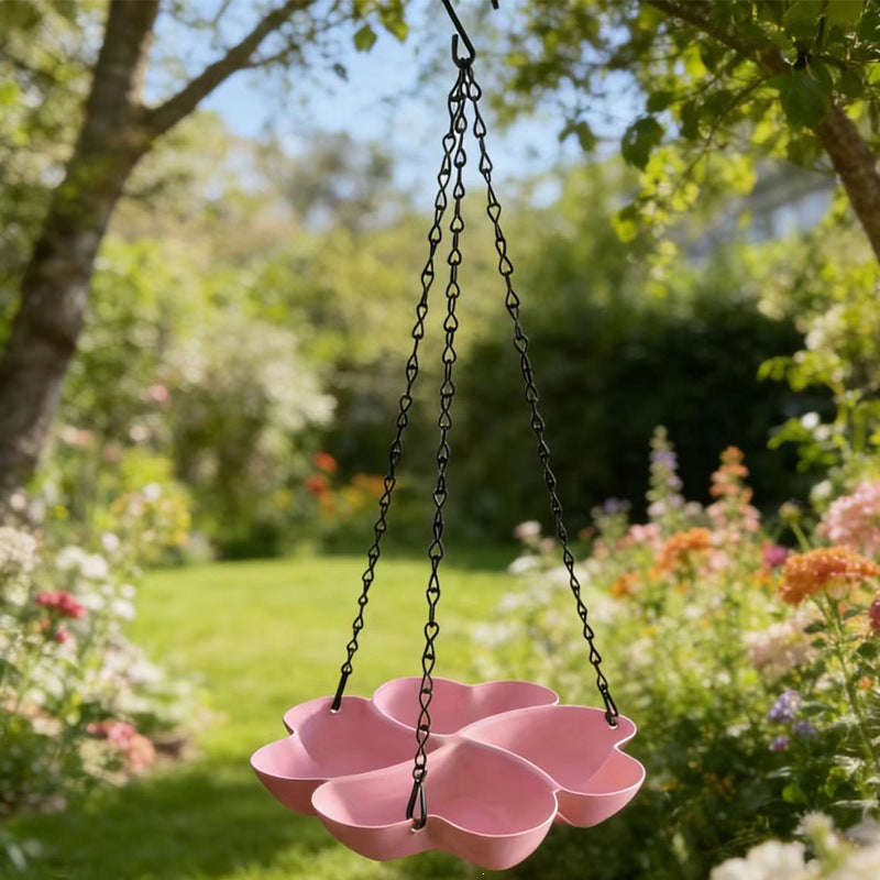 Hanging Bird Feeder For Both Watering And Feeding