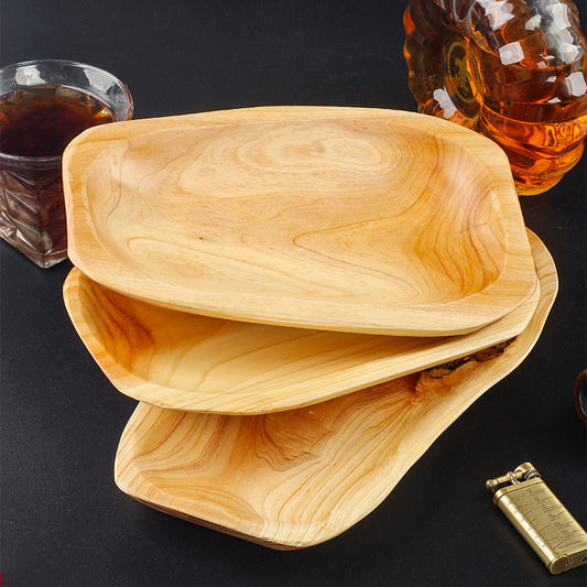 Wood-carved Tray For Pipe Accessories