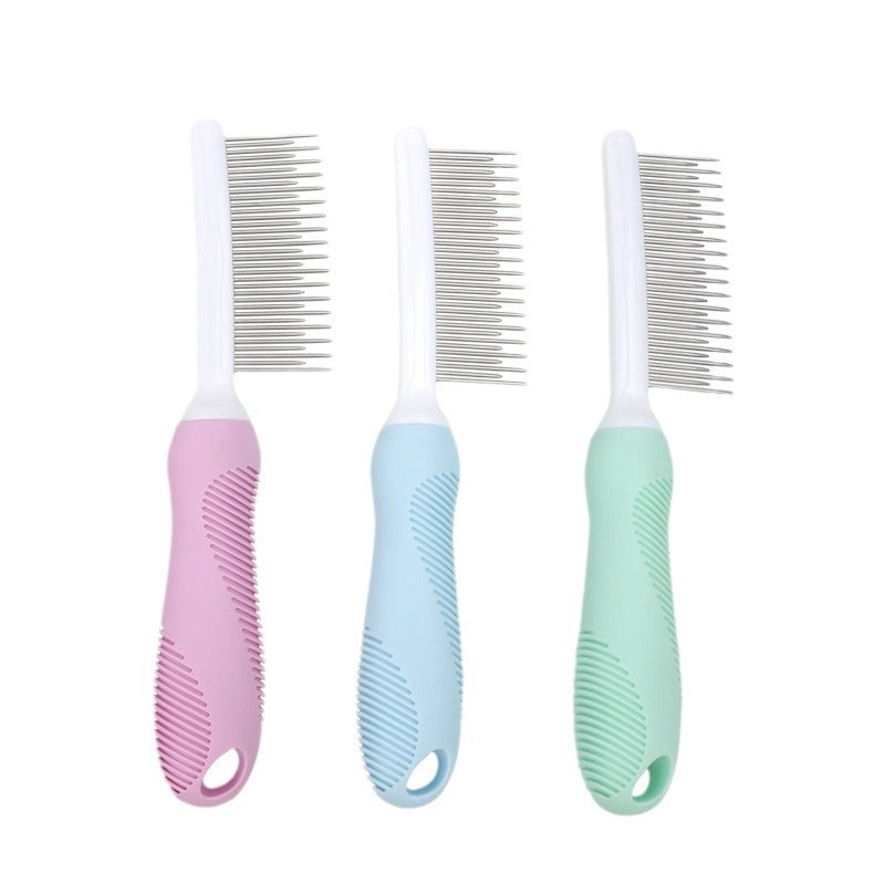 Cat Deshedding And Detangling Comb Dog Grooming And Cleaning Tool