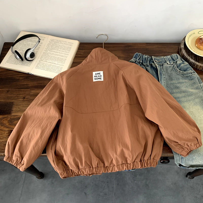 Korean-style Fashionable Casual Jacket For Baby Girls