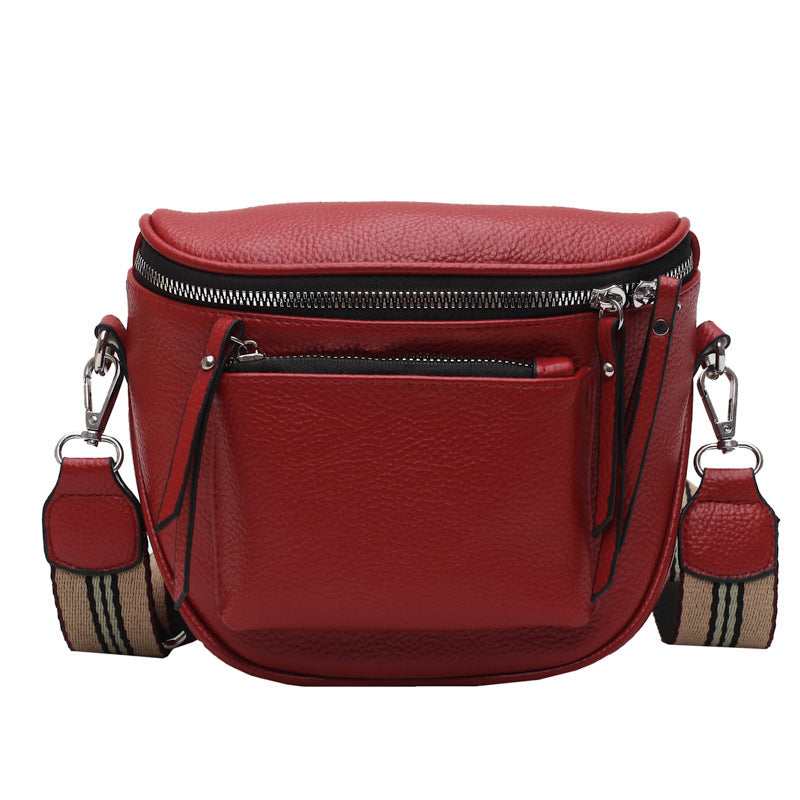 New Stylish Soft-leather Crossbody Bag For Women Casual And Versatile