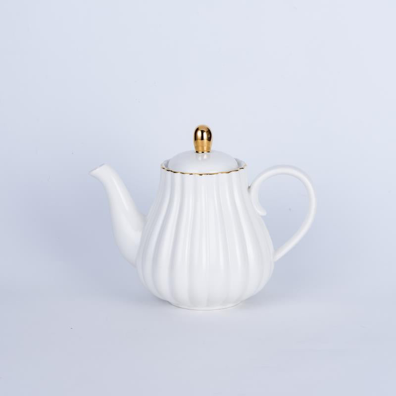Cooling Kettle Set Loose Pieces Color Glaze Plus Gold Ceramics