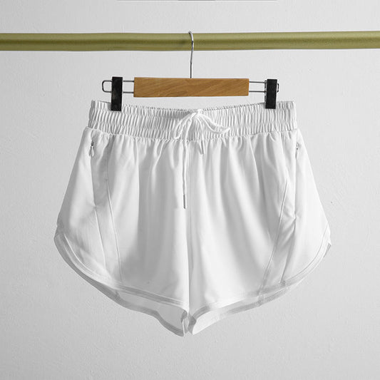 Yoga Sports Pants Fake Two-piece Mesh