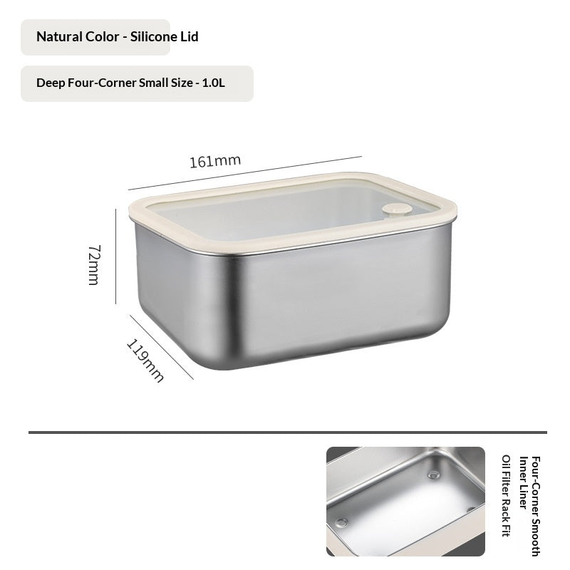 304 Stainless Steel Airtight Food Storage Container