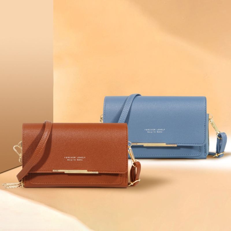 Womens Wallet Korean-style Large-capacity Shoulder Bag Multi-functional Double-layered Design