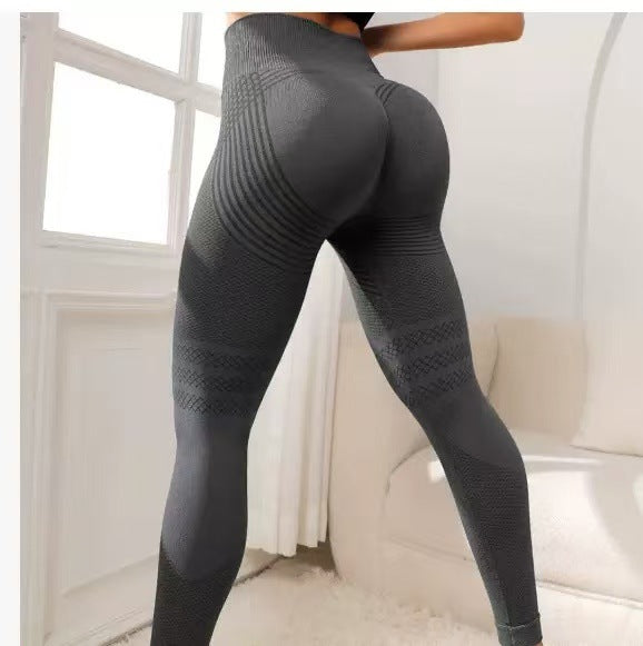 European And American Cross-Border Seamless High-Waist Butt-Lifting Fitness Pants