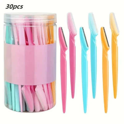 40 Cans Macro Eye-brow Knife Beauty Tools