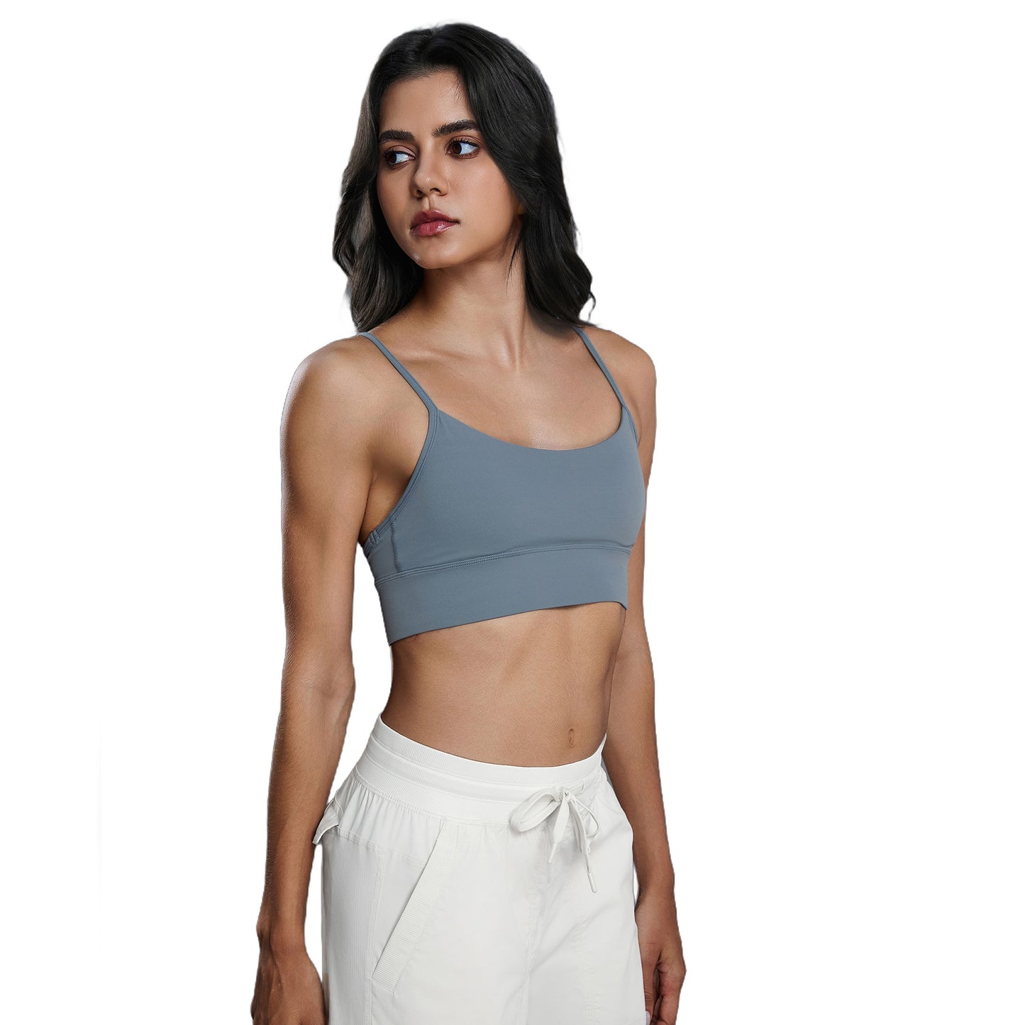 Nude-Feel Y-Back Sexy Beauty-Back Yoga Bra