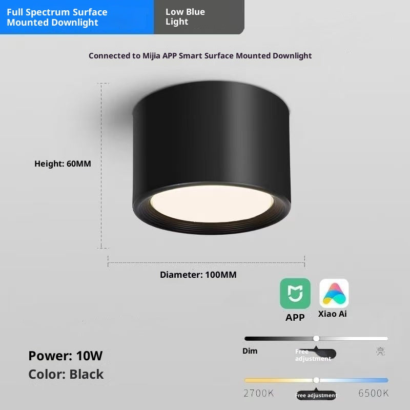 Dimmable Smart Downlight With Stepless Brightness Adjustment