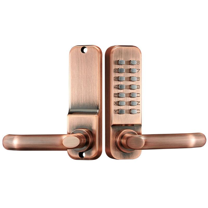 Iron Gate Outdoor Double-Sided Mechanical Lock
