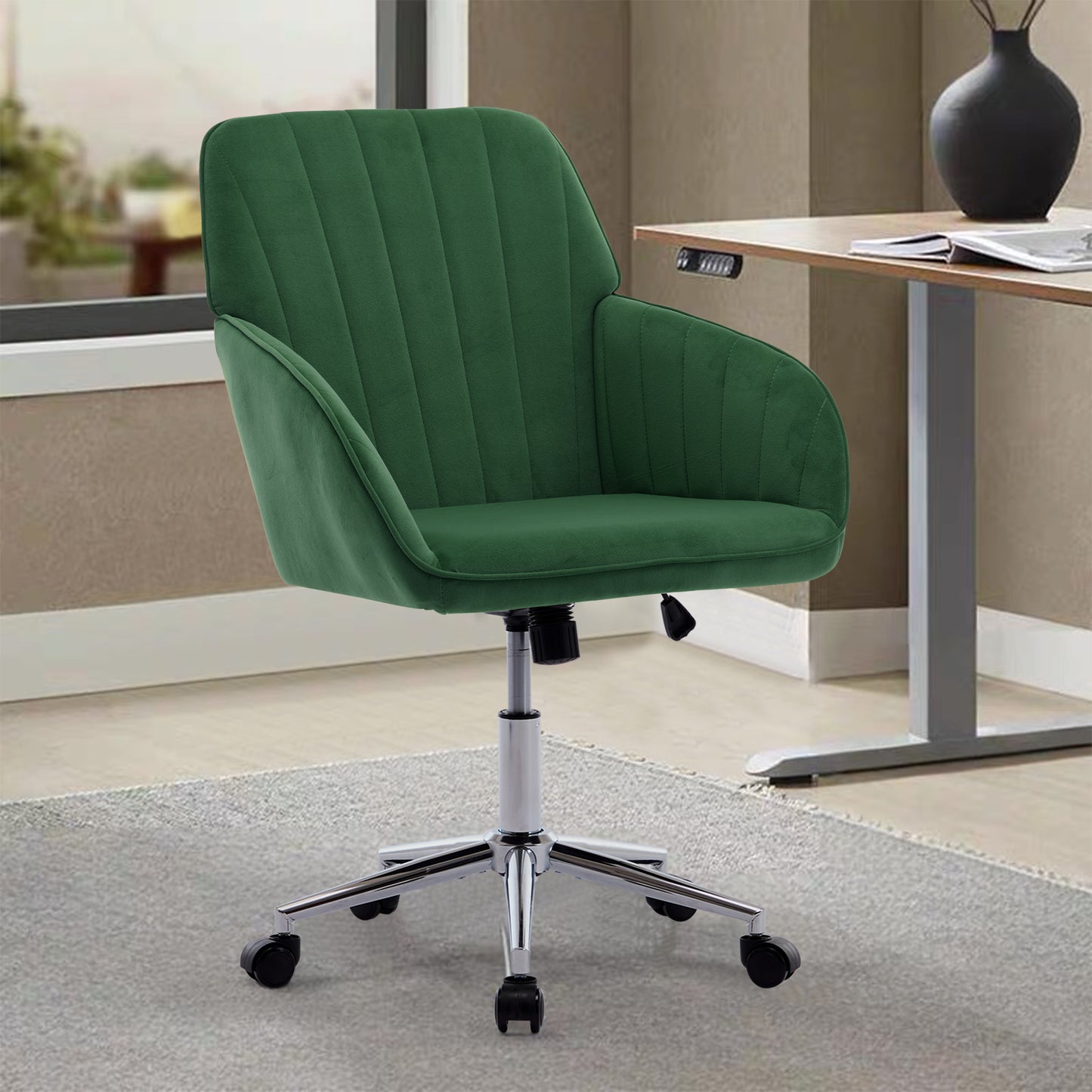 TY Adjustable Office Chair, Home Bedroom, Ergonomic Swivel Chair, Backrest Seat, Comfortable For Long Sitting