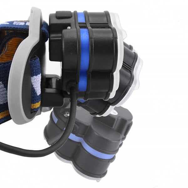 5 Lights Super Bright Android Port Charging Headlight