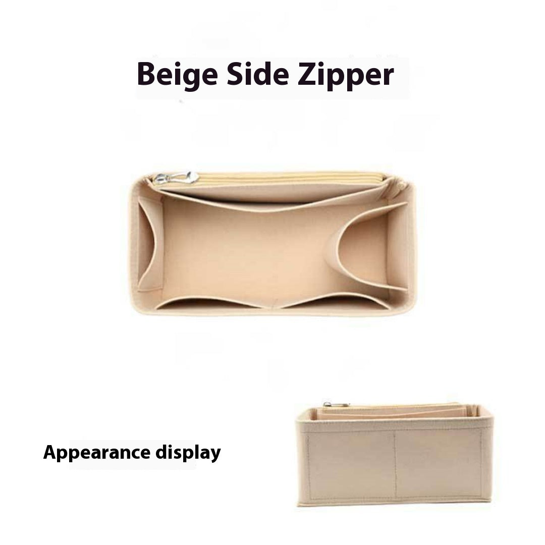 Felt Makeup Storage Bag With Support Lining Bag