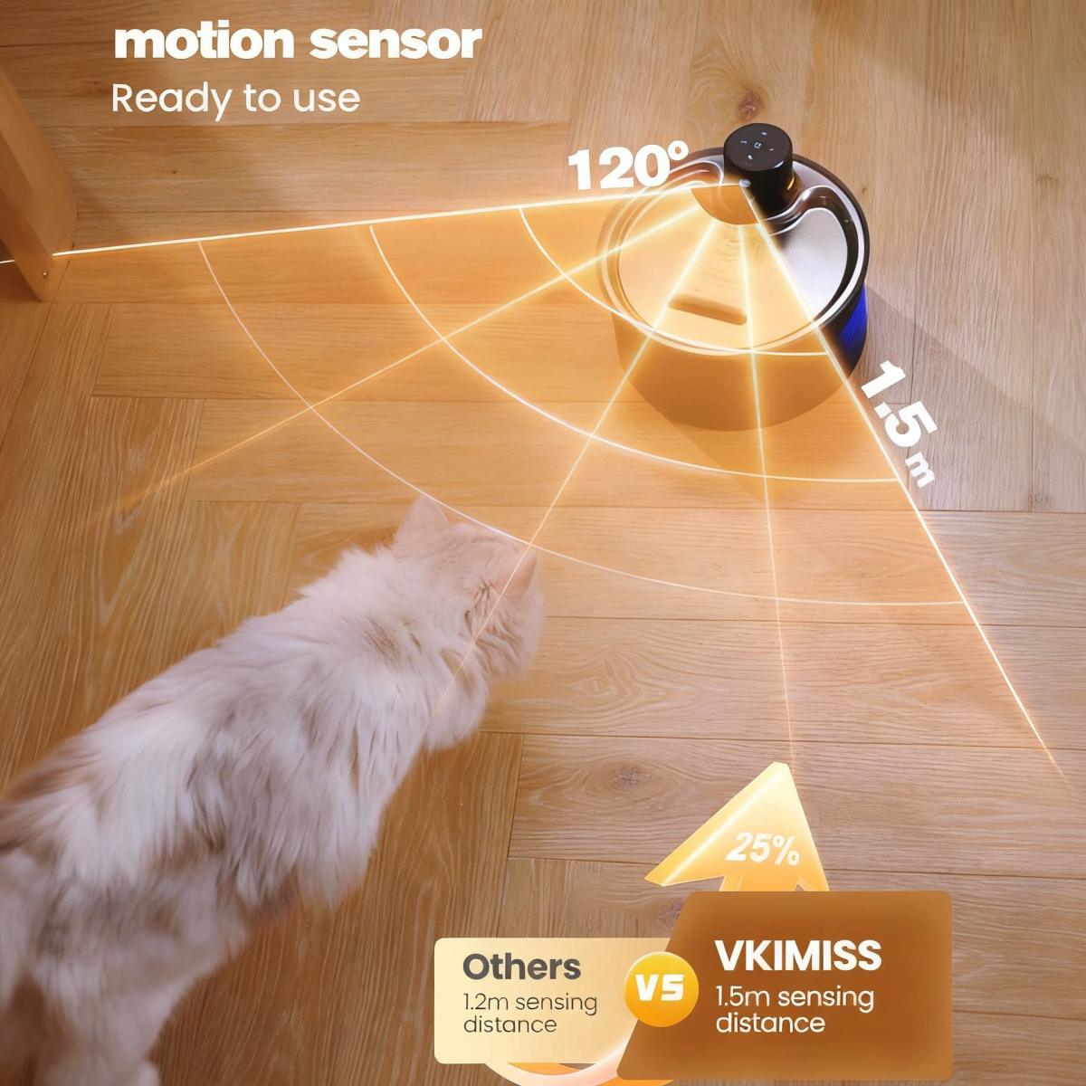 Stainless Steel Wireless Smart Pet Automatic Water Fountain