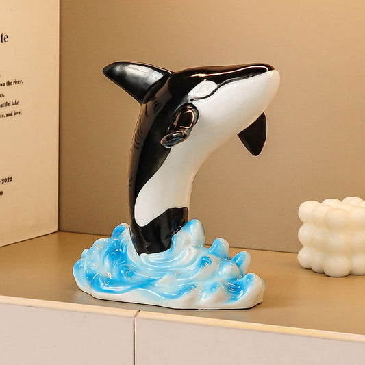Living Room Home Goods Decorative Whale Ornament
