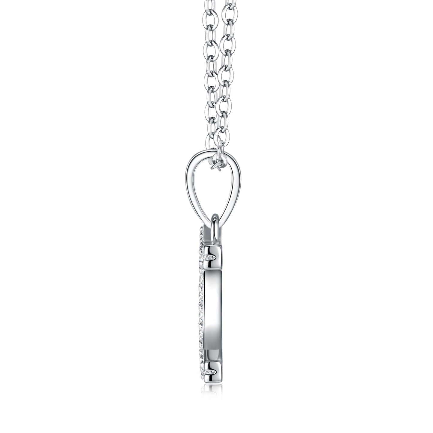 S925 Sterling Silver Gemini Necklace For Women  D Color VVS1 Moissanite Zodiac Pendant, 3.4g Platinum Plated Astrology Jewelry With GRA Certificate, Perfect Birthday & Anniversary Gift Box Set For He
