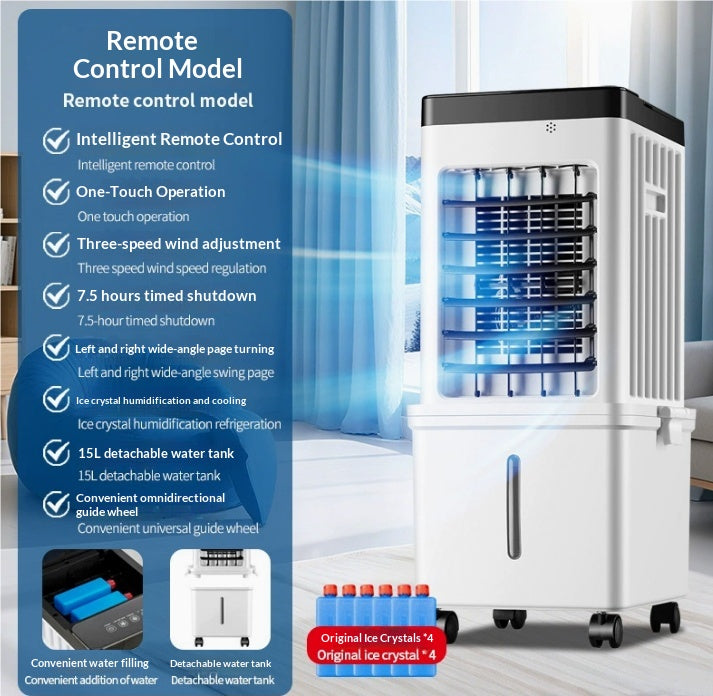 Portable Mini Cooling Fan With Oscillating Blades