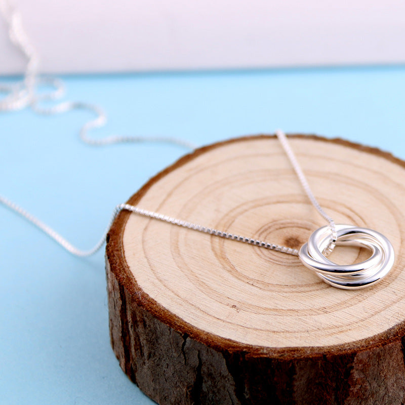 Women's Ring Necklace Korean Style Fashion Box
