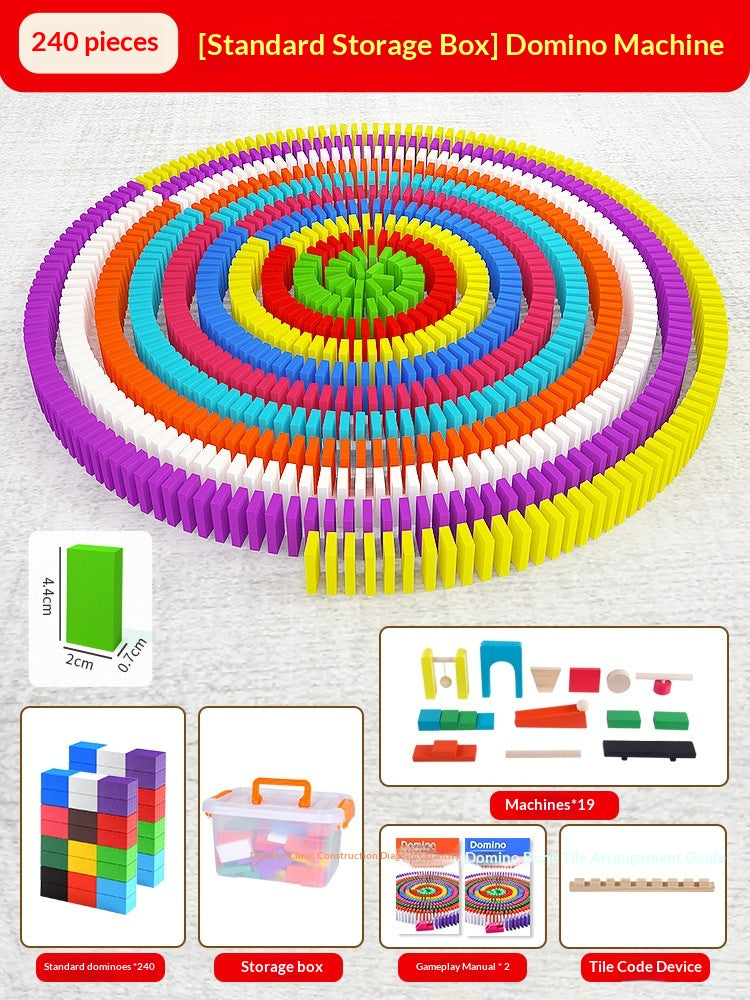 Educational Puzzle Toy Mechanism Building Blocks Gift Dominoes