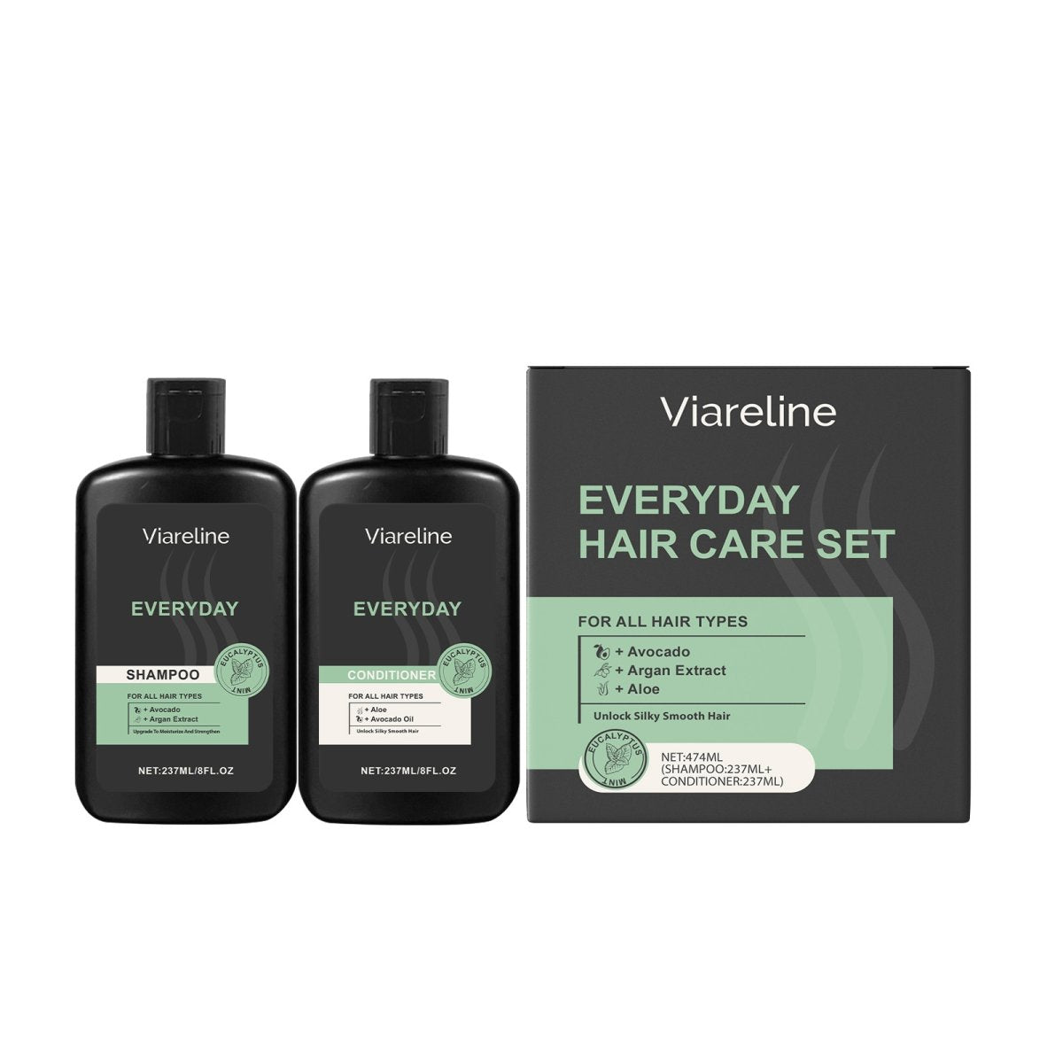 Men's Strong And Abundant Hair Care Set