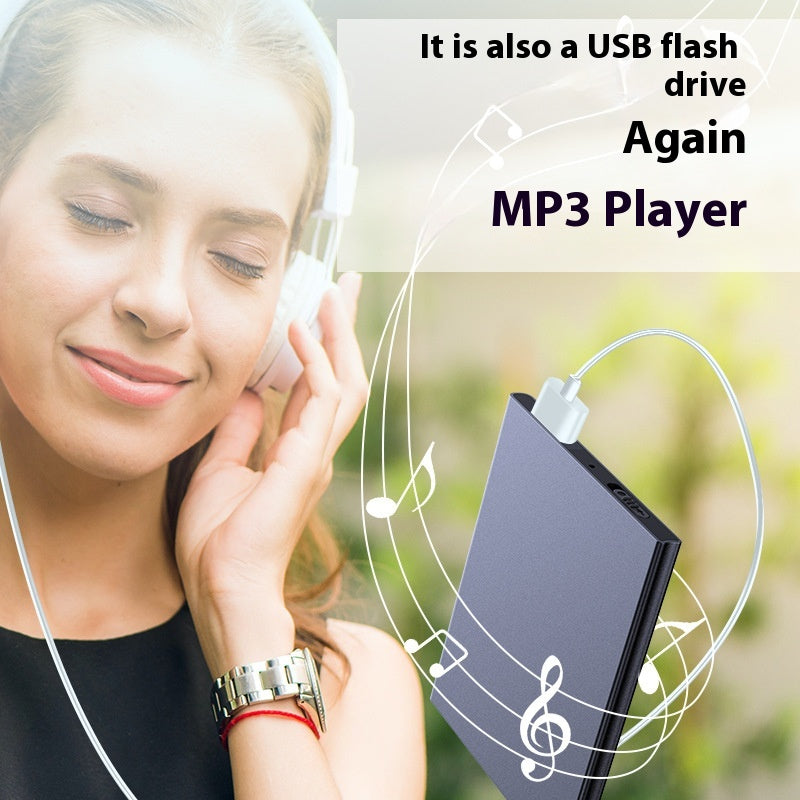 Smart Voice Recorder HD Noise Reduction Ultra-thin Portable Recorder