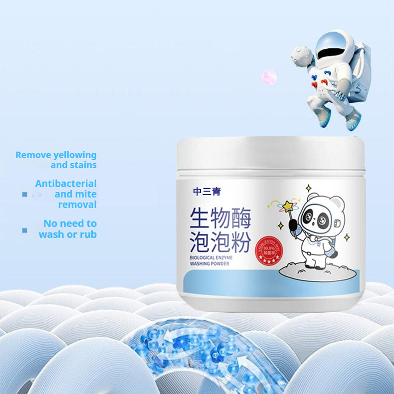 Biological Enzyme Bubble Powder, Active Oxygen Bubble Detergent, Laundry Detergent, Stain Removal