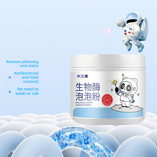 Biological Enzyme Bubble Powder, Active Oxygen Bubble Detergent, Laundry Detergent, Stain Removal