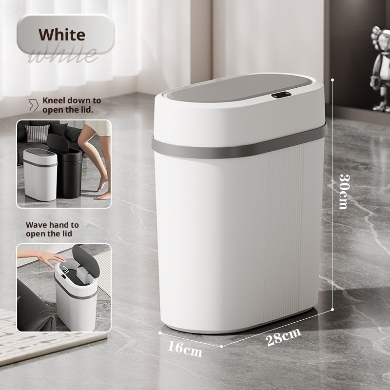 Home High-value Waterproof And Moisture-proof Sealed Smart Trash Can With Lid