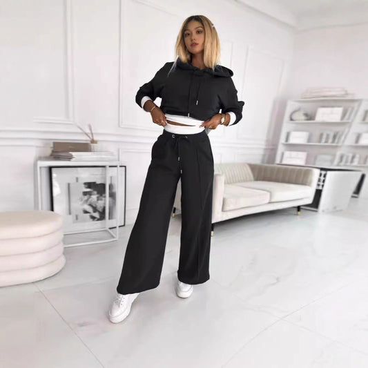 Best-selling Hooded Sweatshirt And Casual Outfit Set 2 Pieces