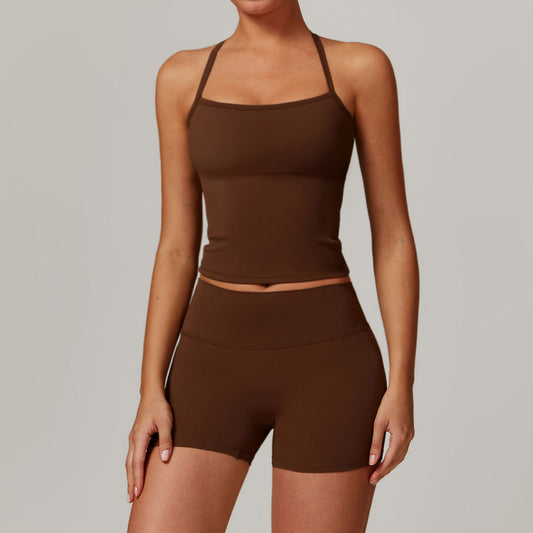 Tight Brushed Yoga Suit Quick-drying Workout Clothes