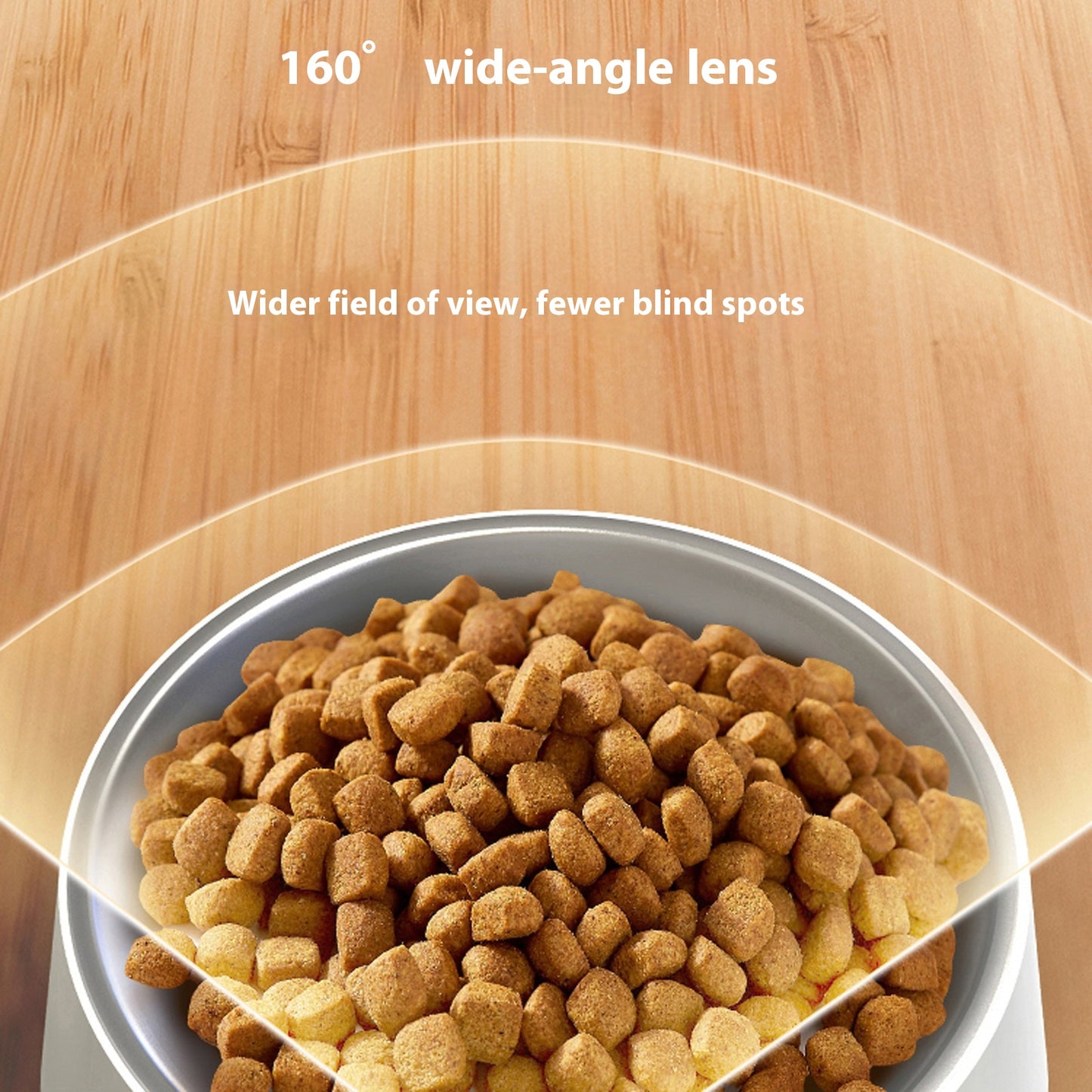 Smart Visual Pet Feeder Remote HD Wide Angle