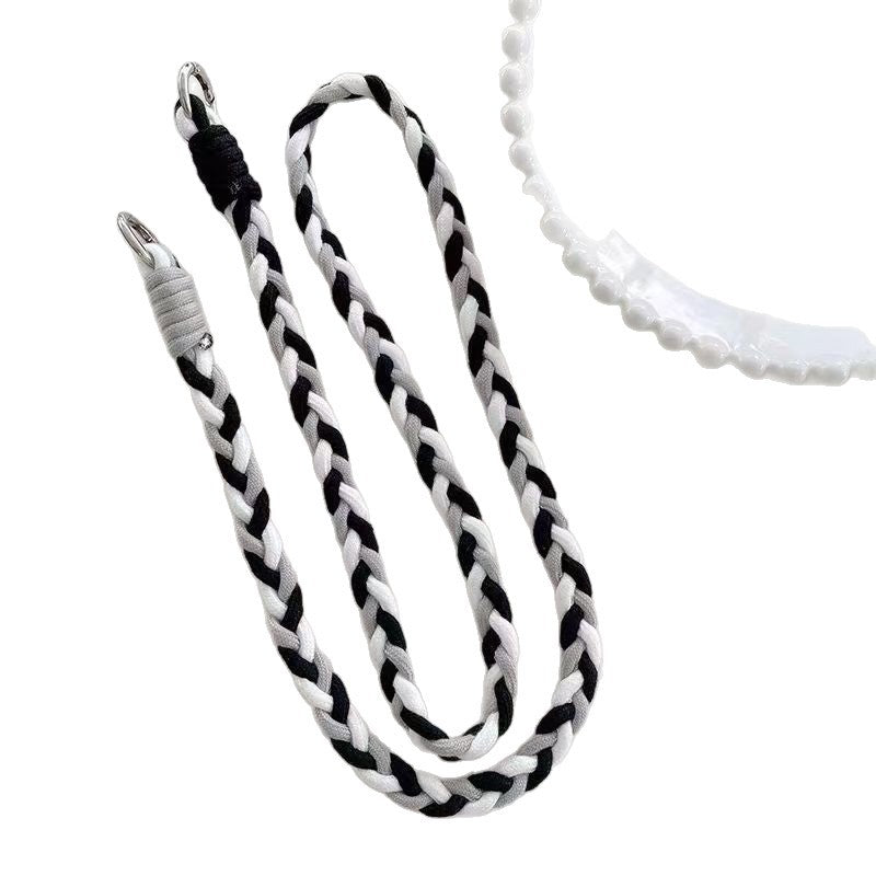 Best-selling Colorful Braided Phone Lanyard Long