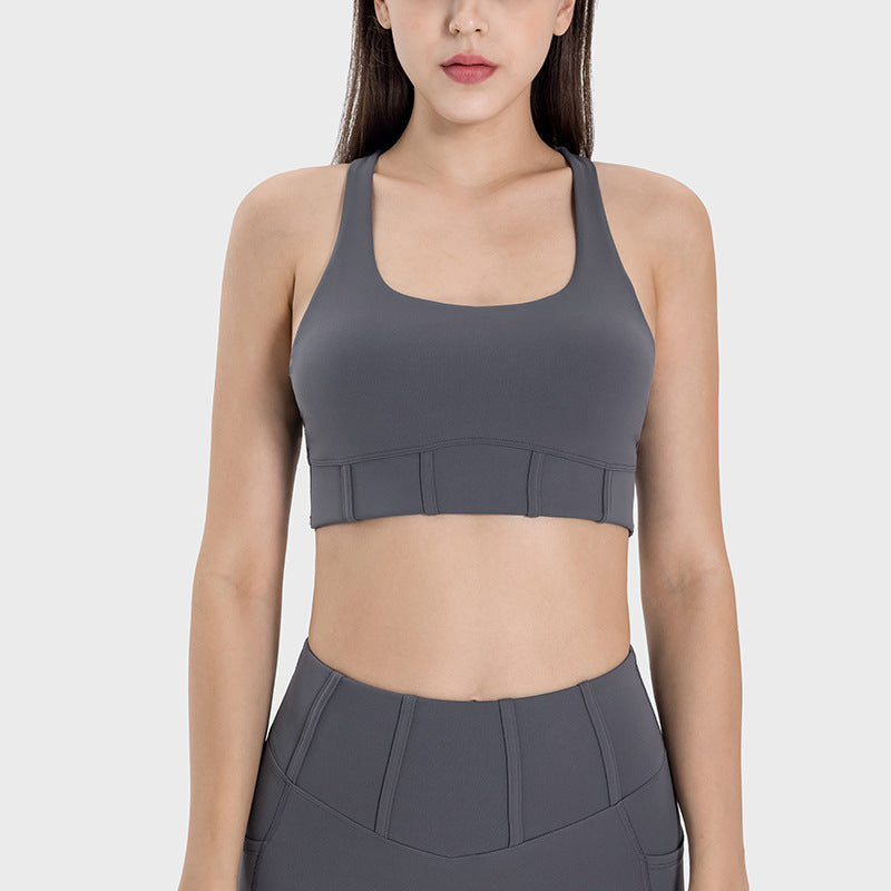 High Strength Shockproof Push-up Beauty Back Exercise Bra Women