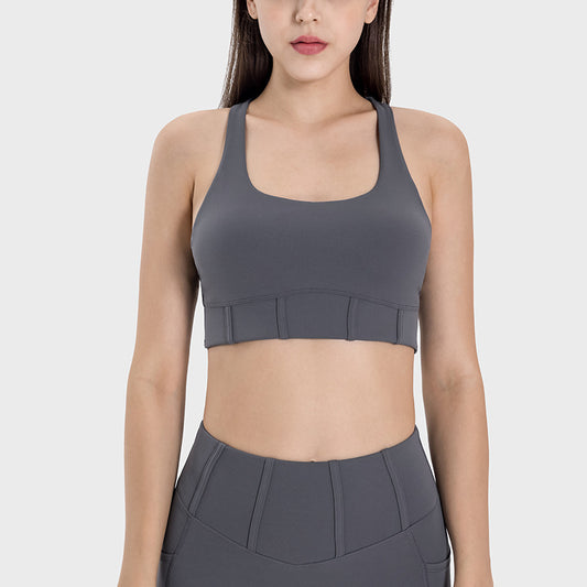 High Strength Shockproof Push-up Beauty Back Exercise Bra Women