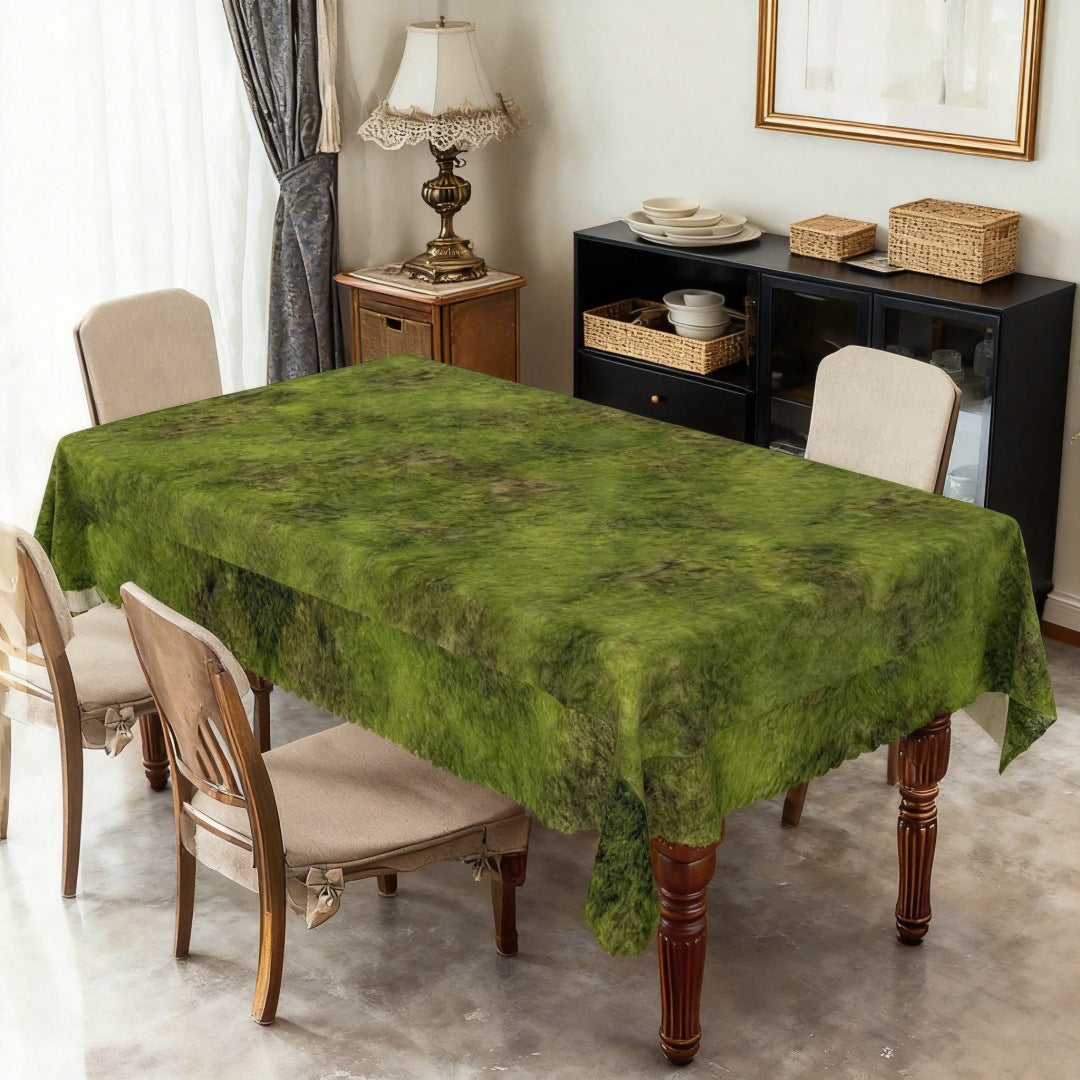 Water-wash, Scald-proof Desk Mat Instagram-style Rectangular Tablecloth