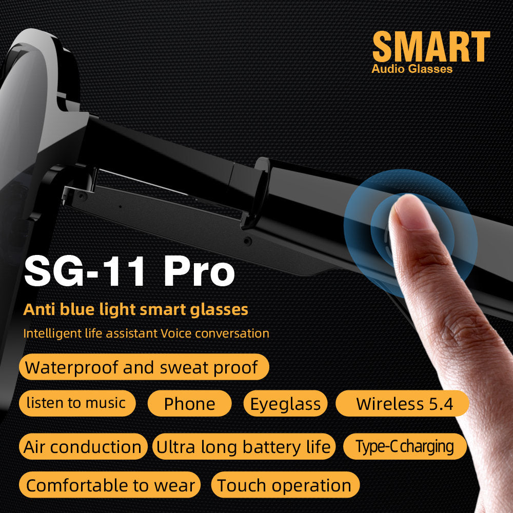 Smart Glasses Smart Eyewear Step Into The World High Definition UV Resistant Lenses HIFI Sound