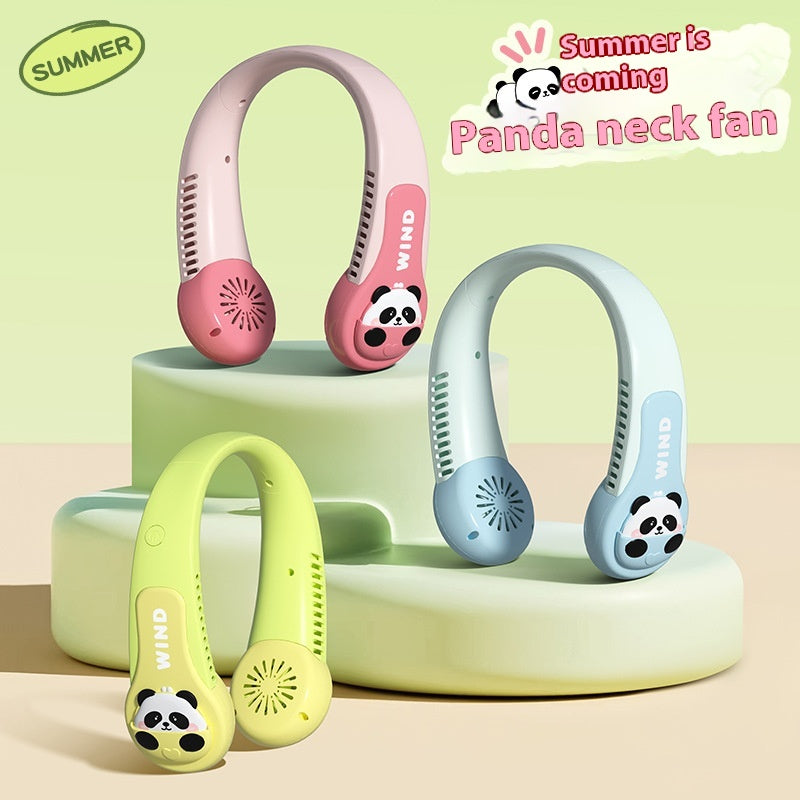 Dormitory Fashion Comfortable Halter Little Fan Three-speed USB Charging Outdoor Portable