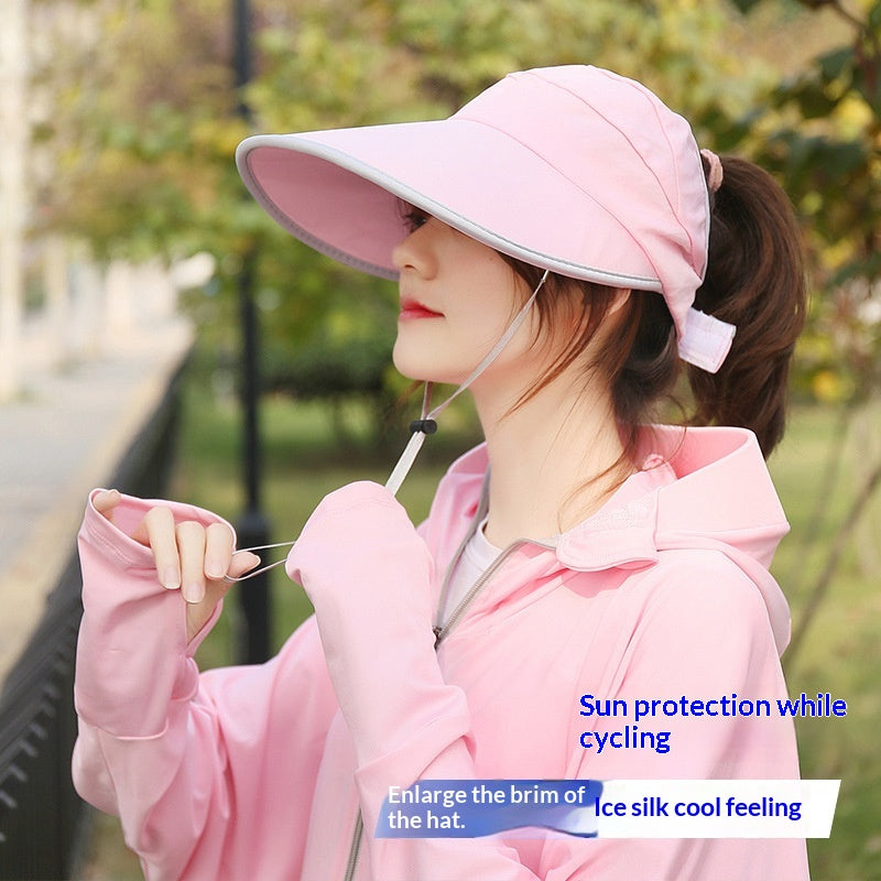 Cycling While Picking Tea UV Protective Sun Blocking Hooded Jacket